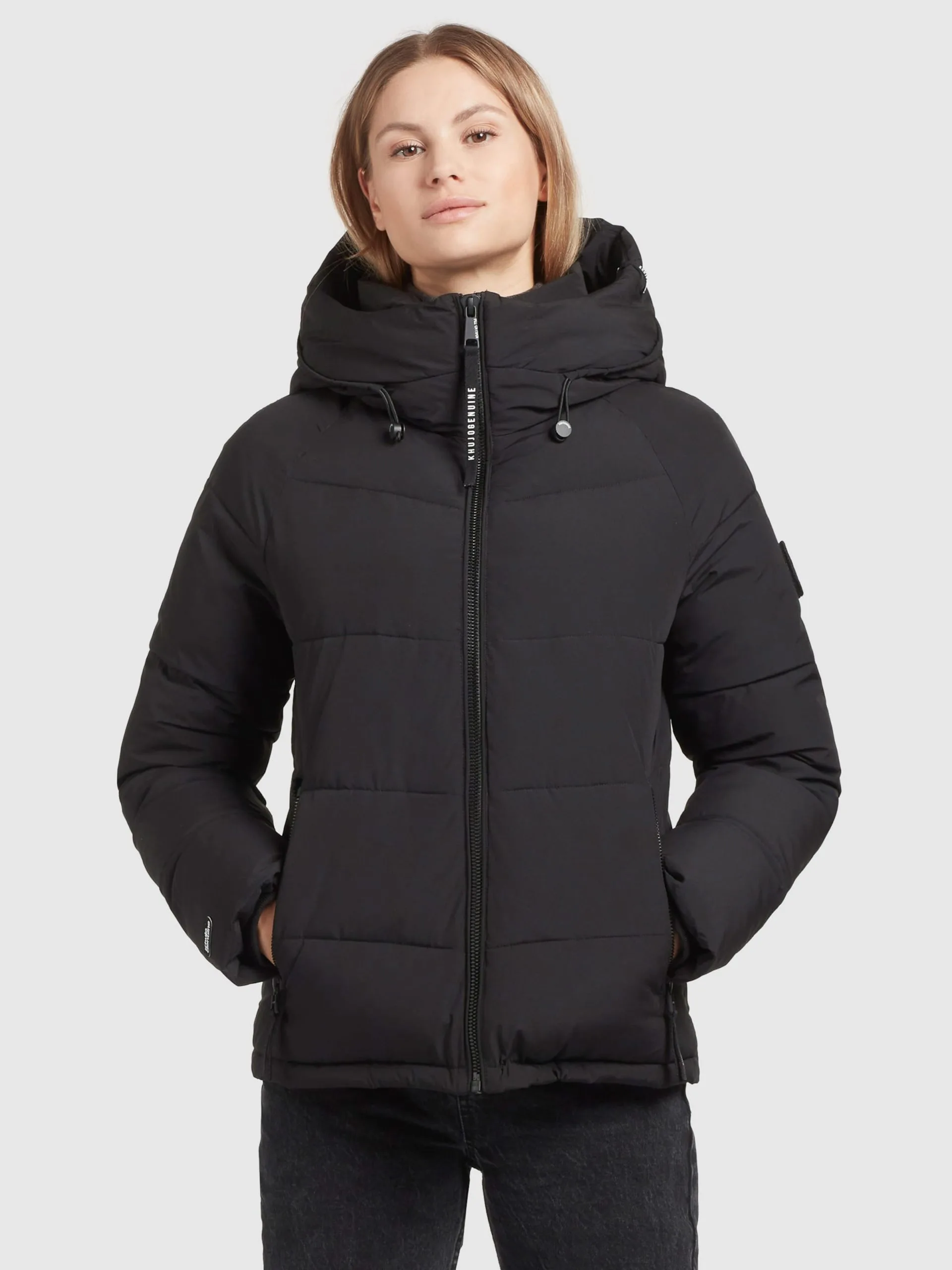 Khujo Winterjassen Winterjas Isidora Dames Zwart 2 Khujo Winterjassen Winterjas Isidora Dames Zwart - Afbeelding 2