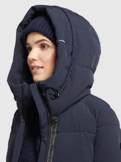 Khujo Korte Mantels Wintermantel Wente Dames Donkerblauw -Aanbiedingen Khujo Winkel 8684c5e4629a6cb85d8b74ff3550e2be