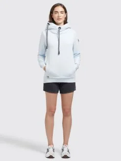 Khujo Hoodies Sweatshirt Karima Dames Lichtblauw -Aanbiedingen Khujo Winkel 8739c2eaeb45ef4b79619ca4463af972