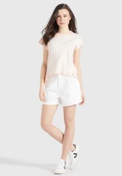 Khujo T-shirts Shirt Matama Dames Poederroze -Aanbiedingen Khujo Winkel 87aa53e633a70fcfbcc30cd6b81a820d