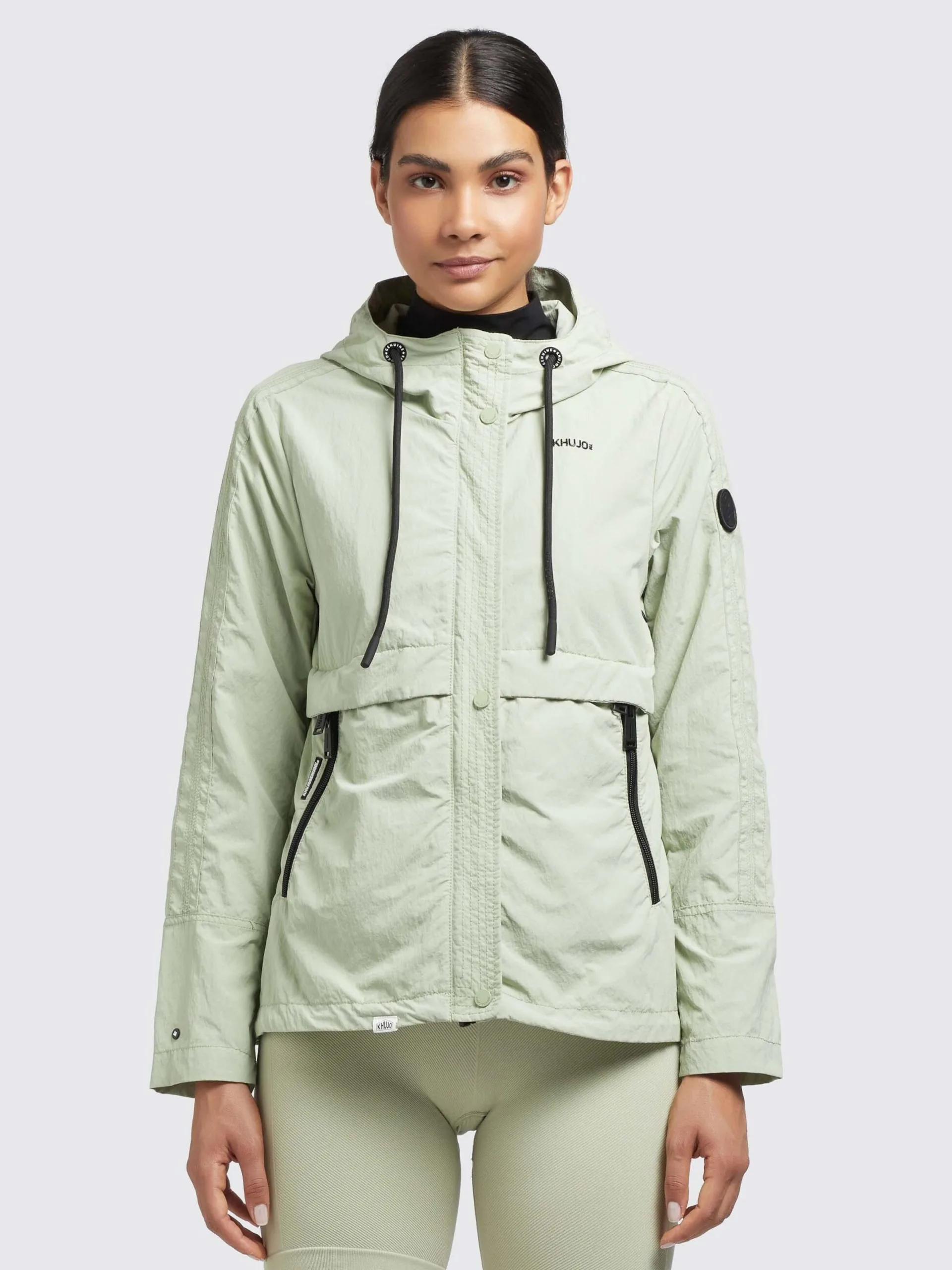 Khujo Tussenjassen Tussenjas ZAHIRA4 Dames Groen 2 Khujo Tussenjassen Tussenjas ZAHIRA4 Dames Groen - Afbeelding 2