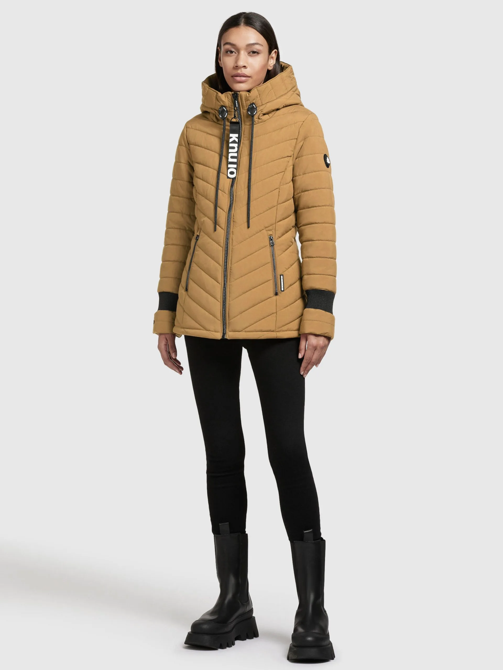 Khujo Winterjassen Winterjas Dames Camel 6 Khujo Winterjassen Winterjas Dames Camel - Afbeelding 6