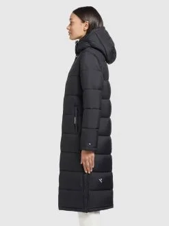 Khujo Wintermantels Wintermantel Corinna Dames Zwart -Aanbiedingen Khujo Winkel 8eb8010e440b19f8a97efd34ac48c7bd