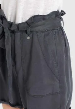 Khujo Shorts Loosefit Broek Poppy Dames Donkergrijs -Aanbiedingen Khujo Winkel 8efdd4813d2a9adb423a95fa9a85252d