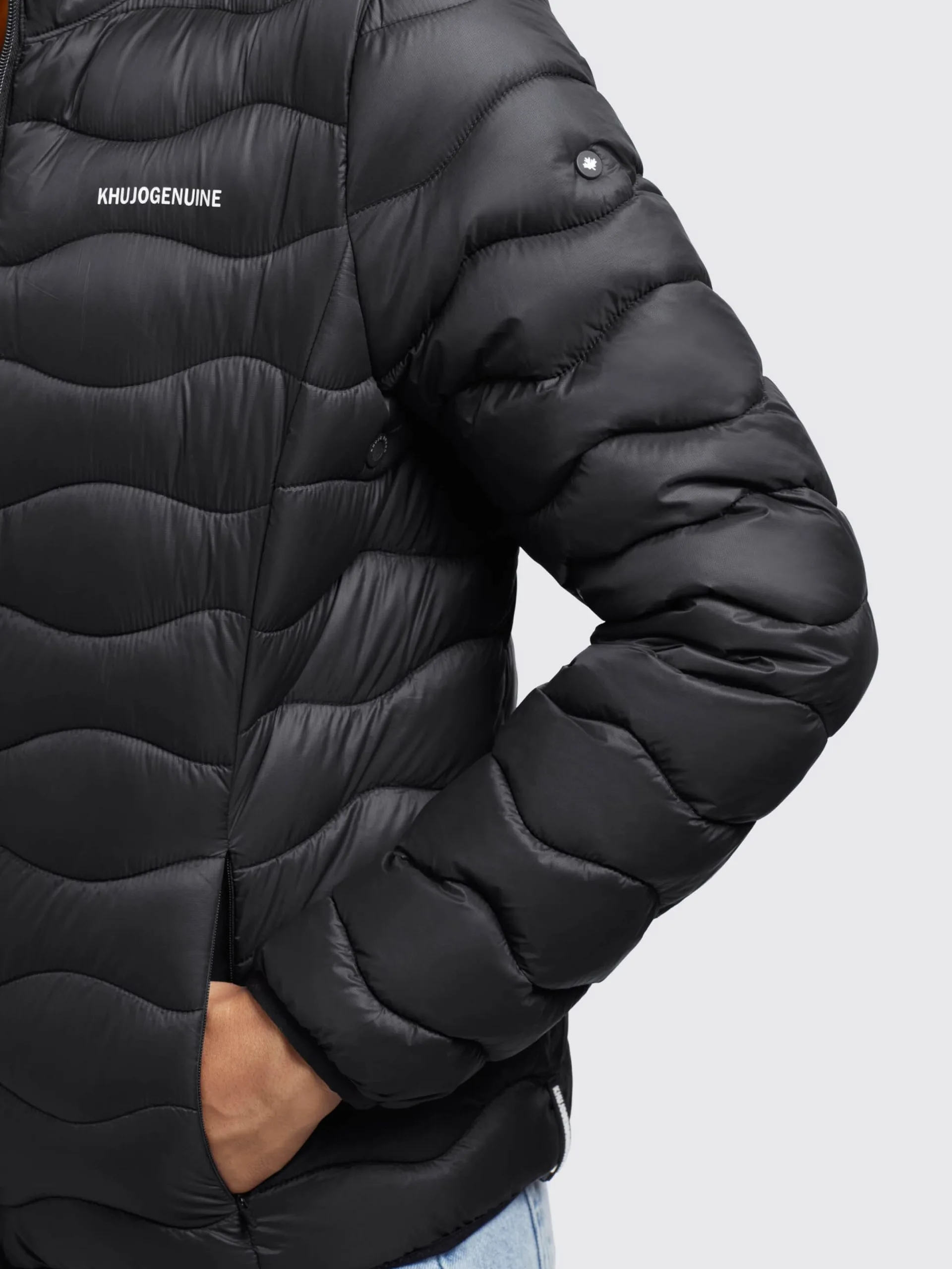 Khujo Tussenjassen Tussenjas Eleni Dames Zwart 7 Khujo Tussenjassen Tussenjas Eleni Dames Zwart - Afbeelding 7