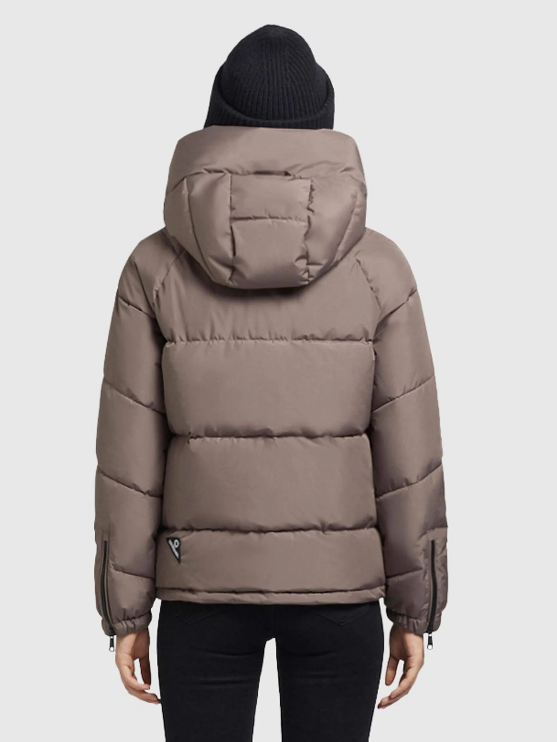 Khujo Winterjassen Winterjas Esila Dames Mokka 3 Khujo Winterjassen Winterjas Esila Dames Mokka - Afbeelding 3