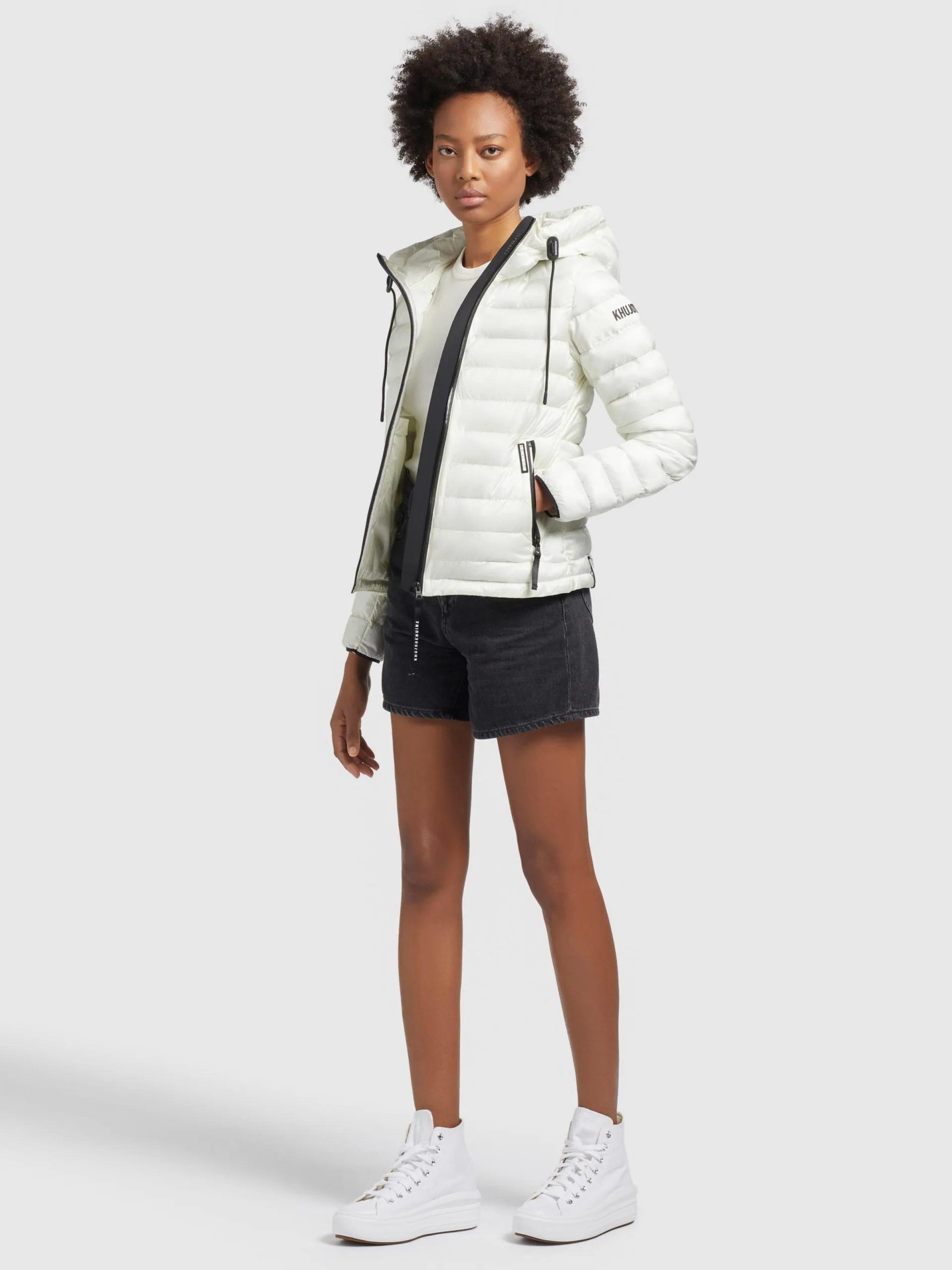 Khujo Tussenjassen Tussenjas Lovina Dames Wit 3 Khujo Tussenjassen Tussenjas Lovina Dames Wit - Afbeelding 3