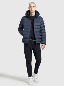 Khujo Winterjassen Winterjas Gamer Heren Donkerblauw -Aanbiedingen Khujo Winkel 94251426631d4cf8b972031d057e9d48