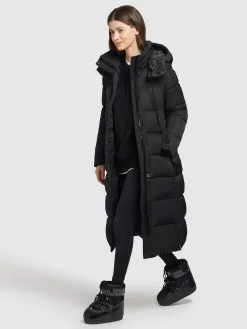 Khujo Wintermantels Wintermantel HAZELLE Dames Zwart -Aanbiedingen Khujo Winkel 948352e593f36244501495bc9908c5e6