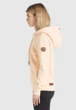 Khujo Hoodies Sweatshirt Tesia Dames Perzik -Aanbiedingen Khujo Winkel 9580163af05951f89f20c7222dd936be