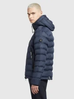 Khujo Winterjassen Winterjas Gamer Heren Donkerblauw -Aanbiedingen Khujo Winkel 9601cce8a768db3af42f136c60b089a2