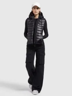 Khujo Bodywarmers Bodywarmer Fabia Dames Zwart -Aanbiedingen Khujo Winkel 97a13676eec2b38eb97c5853a45c4ec5