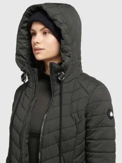 Khujo Wintermantels Wintermantel Nita Dames Kaki -Aanbiedingen Khujo Winkel 993fee77998efc3d8495517a4ca6468e