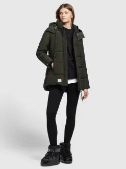 Khujo Winterjassen Winterjas Eunice Dames Olijfgroen -Aanbiedingen Khujo Winkel 99904d1e5c690dda0ccf7e536db040c5