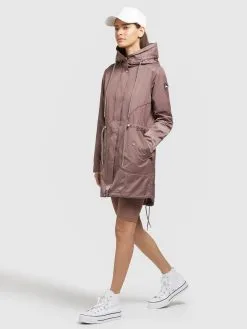 Khujo Parkas Tussenparka ONDA2 Dames Bruin -Aanbiedingen Khujo Winkel 9a672f53c94e020ac3b78ca00d56f44f