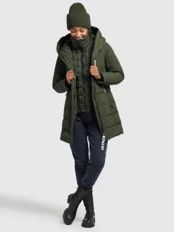 Khujo Korte Mantels Wintermantel Floyt Dames Olijfgroen -Aanbiedingen Khujo Winkel a0a3e12ce4c97ab07354a795b563566a