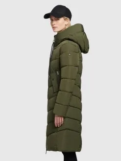 Khujo Tussenmantels Tussenmantel Klayd Dames Olijfgroen -Aanbiedingen Khujo Winkel a23f34cb0b6bc72b4fcc9d8234ca520e