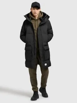 Khujo Wintermantels Winterjas Slow Heren Zwart -Aanbiedingen Khujo Winkel a25e0e6433eb848766d8d939f5fff8d8