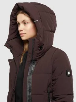 Khujo Tussenmantels Tussenmantel Namita Dames Wijnrood -Aanbiedingen Khujo Winkel a4b9b6ddb9f59294f7c6fa789b2a1b54