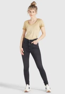 Khujo T-shirts Shirt PERGOLA Dames Lichtgeel -Aanbiedingen Khujo Winkel a58dc780760d44ee75c774e2894f191b