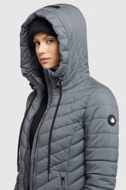 Khujo Winterjassen Winterjas Patt Dames Grijs -Aanbiedingen Khujo Winkel a856a6b896c953283c6859edbf89b6c2