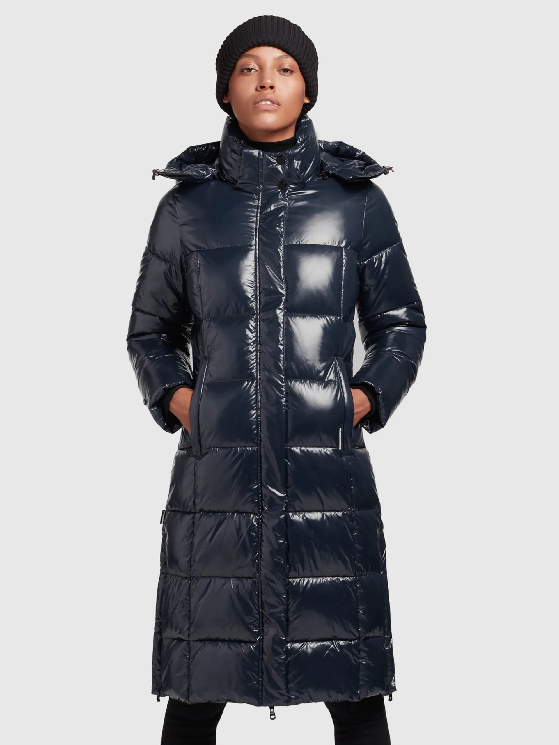 Khujo Wintermantels Wintermantel Tonka Dames Donkerblauw 2 Khujo Wintermantels Wintermantel Tonka Dames Donkerblauw - Afbeelding 2