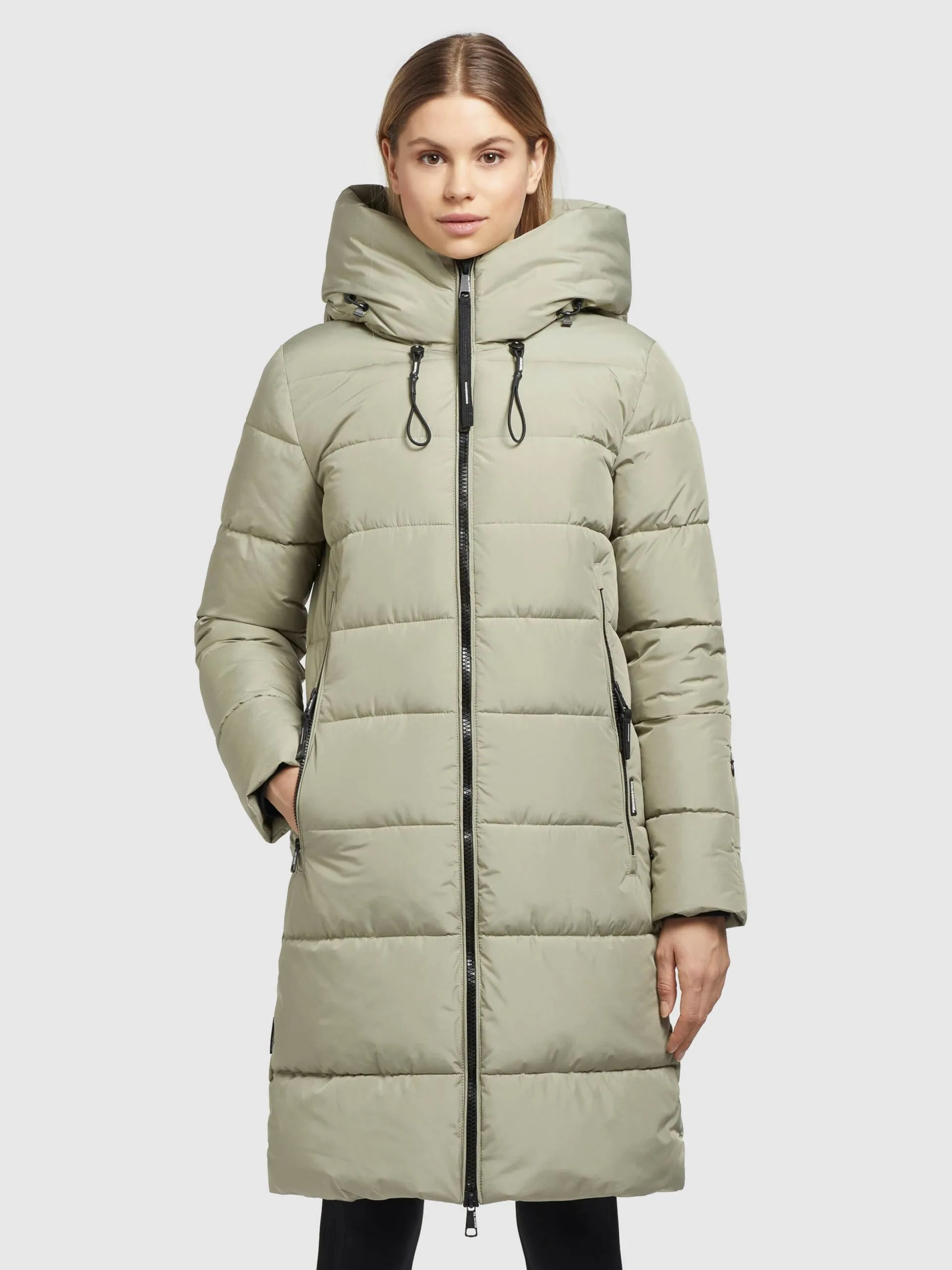 Khujo Wintermantels Wintermantel Jilias 3 Dames Olijfgroen 3 Khujo Wintermantels Wintermantel Jilias 3 Dames Olijfgroen - Afbeelding 3