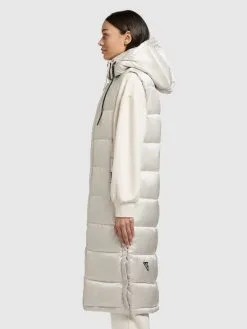 Khujo Bodywarmers Bodywarmer Tourin Dames Parelwit -Aanbiedingen Khujo Winkel aba1f256bf0d1995b6f6d38b4474aeab