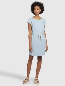 Khujo Zomerjurken Zomerjurk HEDIYE Dames Blauw -Aanbiedingen Khujo Winkel abdbc2f7d79b02e04a3ddb2b4d09d423