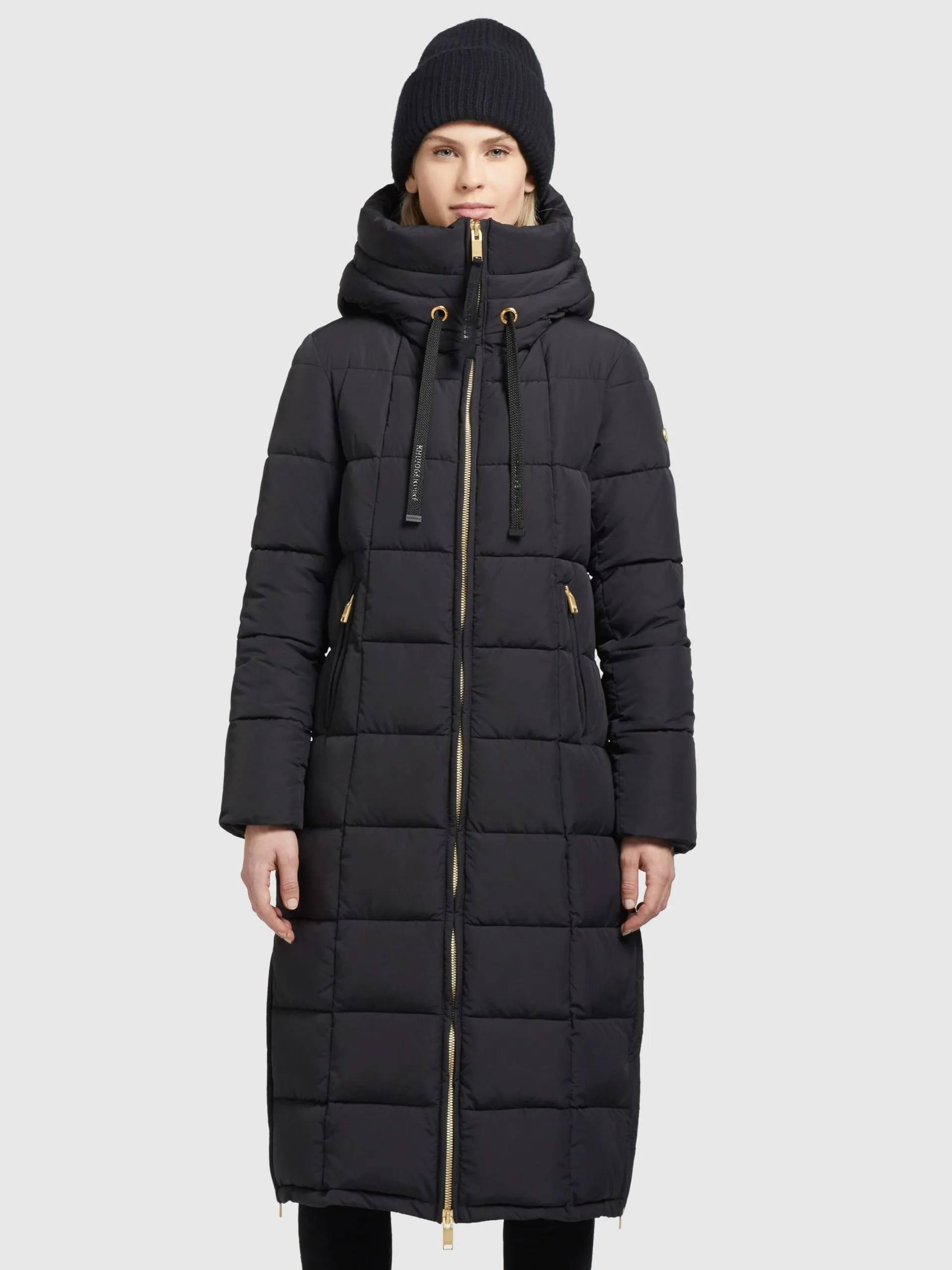 Khujo Wintermantels Wintermantel Aruba Dames Zwart 2 Khujo Wintermantels Wintermantel Aruba Dames Zwart - Afbeelding 2