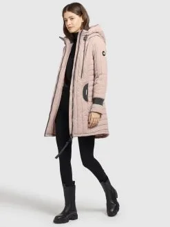 Khujo Tussenmantels Tussenmantel Jerry Dames Oudroze -Aanbiedingen Khujo Winkel acda6bbc56b4bd17b13a36fb15981965