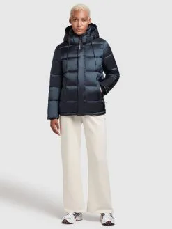 Khujo Winterjassen Winterjas Evona Dames Nachtblauw -Aanbiedingen Khujo Winkel acfddd87cc1cdc31e6fa849dd2f48cbb