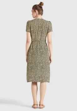 Khujo Blousejurken Blousejurk Porgy Dames Pasteelgeel / Zwart -Aanbiedingen Khujo Winkel aec4ea7eb9dbda9e28368dd4a8fb39c1