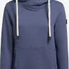 Khujo Hoodies Sweatshirt Rhabea Dames Blauw