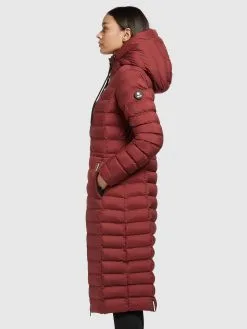 Khujo Wintermantels Wintermantel Mimi Dames Roestrood -Aanbiedingen Khujo Winkel b007c4b00d5783f8881d030c60cb43b5