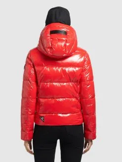 Khujo Winterjassen Winterjas Fala Dames Rood -Aanbiedingen Khujo Winkel b06e49753f73e5d996c63502483e0dd5