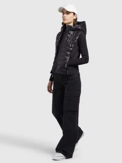 Khujo Bodywarmers Bodywarmer Fabia Dames Zwart -Aanbiedingen Khujo Winkel b0beae6fc03c0e75998c4249a2c6968e