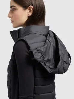 Khujo Bodywarmers Bodywarmer Becca Dames Zwart -Aanbiedingen Khujo Winkel b1497387286561e6f8a867fd745cc4e6