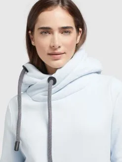 Khujo Hoodies Sweatshirt Karima Dames Lichtblauw -Aanbiedingen Khujo Winkel b1db301da257b7fbcd11e18c0eafb3e2