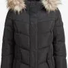 Khujo Winterjassen Winterjas Winsen Dames Zwart