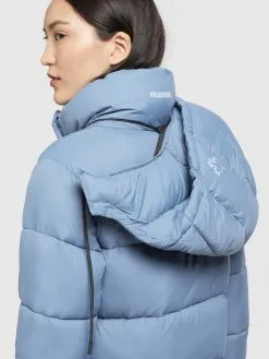 Khujo Wintermantels Wintermantel Julina Dames Lichtblauw -Aanbiedingen Khujo Winkel b4554fb3d9b5e717f9c684175b9dc1f6