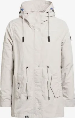 Khujo Tussenjassen Tussenjas CAIMA Dames Lichtgrijs