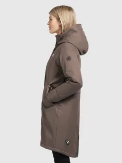 Khujo Parkas Tussenparka LARIA Dames Bruin -Aanbiedingen Khujo Winkel b63941298c9976863b221420170a3e72