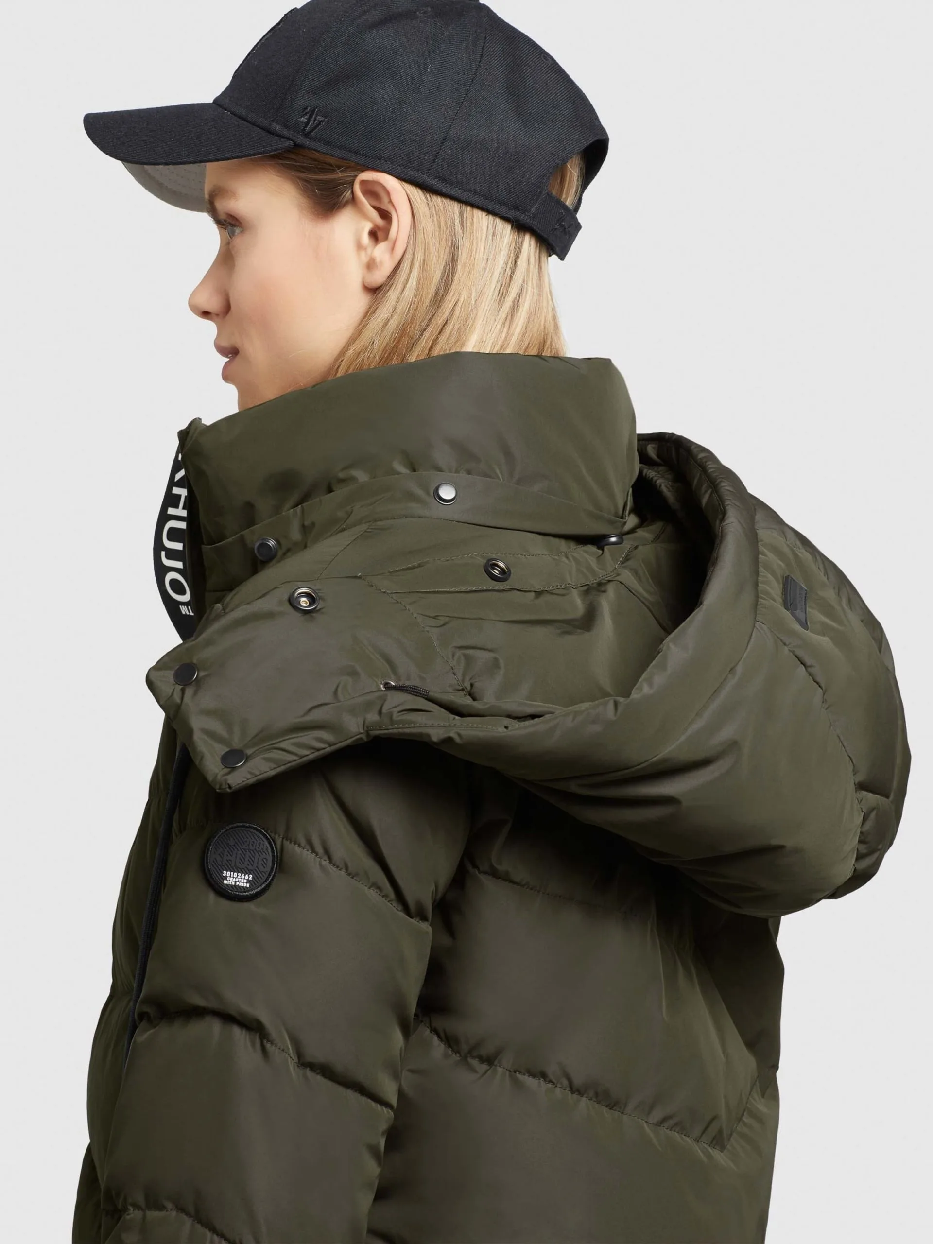 Khujo Wintermantels Wintermantel Huba Dames Donkergroen 8 Khujo Wintermantels Wintermantel Huba Dames Donkergroen - Afbeelding 8