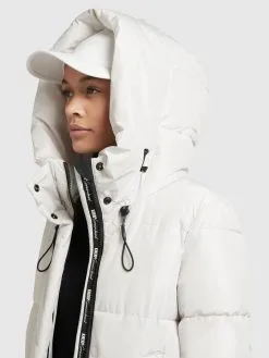 Khujo Tussenmantels Tussenmantel Soulani Dames Offwhite -Aanbiedingen Khujo Winkel b74c87407646c0a2b982e700189c443c