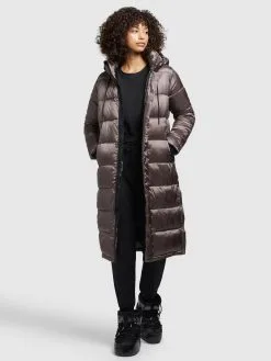 Khujo Wintermantels Wintermantel Julina Dames Taupe -Aanbiedingen Khujo Winkel b7a53bcbc1a3a87bef6af4f4a49330dc