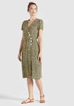 Khujo Blousejurken Blousejurk Porgy Dames Pasteelgeel / Zwart -Aanbiedingen Khujo Winkel b7d232081d1df21bd12acb2c75f57851