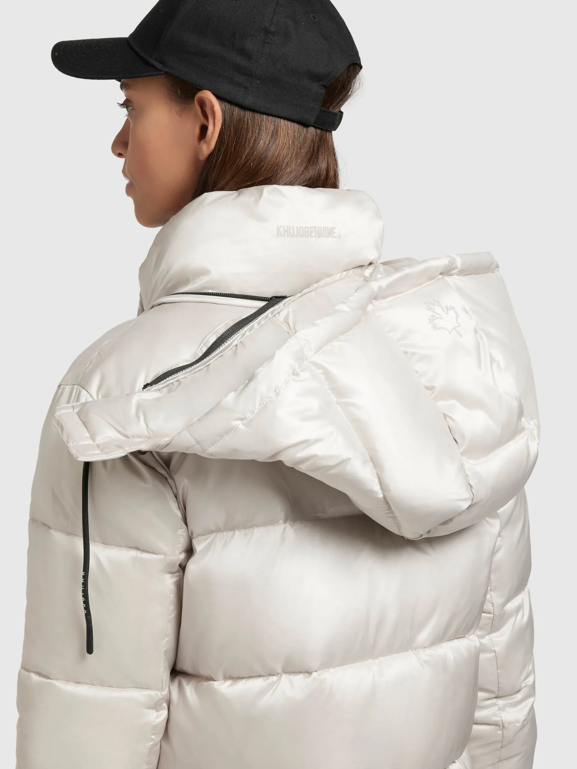 Khujo Winterjassen Winterjas Evona Dames Parelwit 8 Khujo Winterjassen Winterjas Evona Dames Parelwit - Afbeelding 8