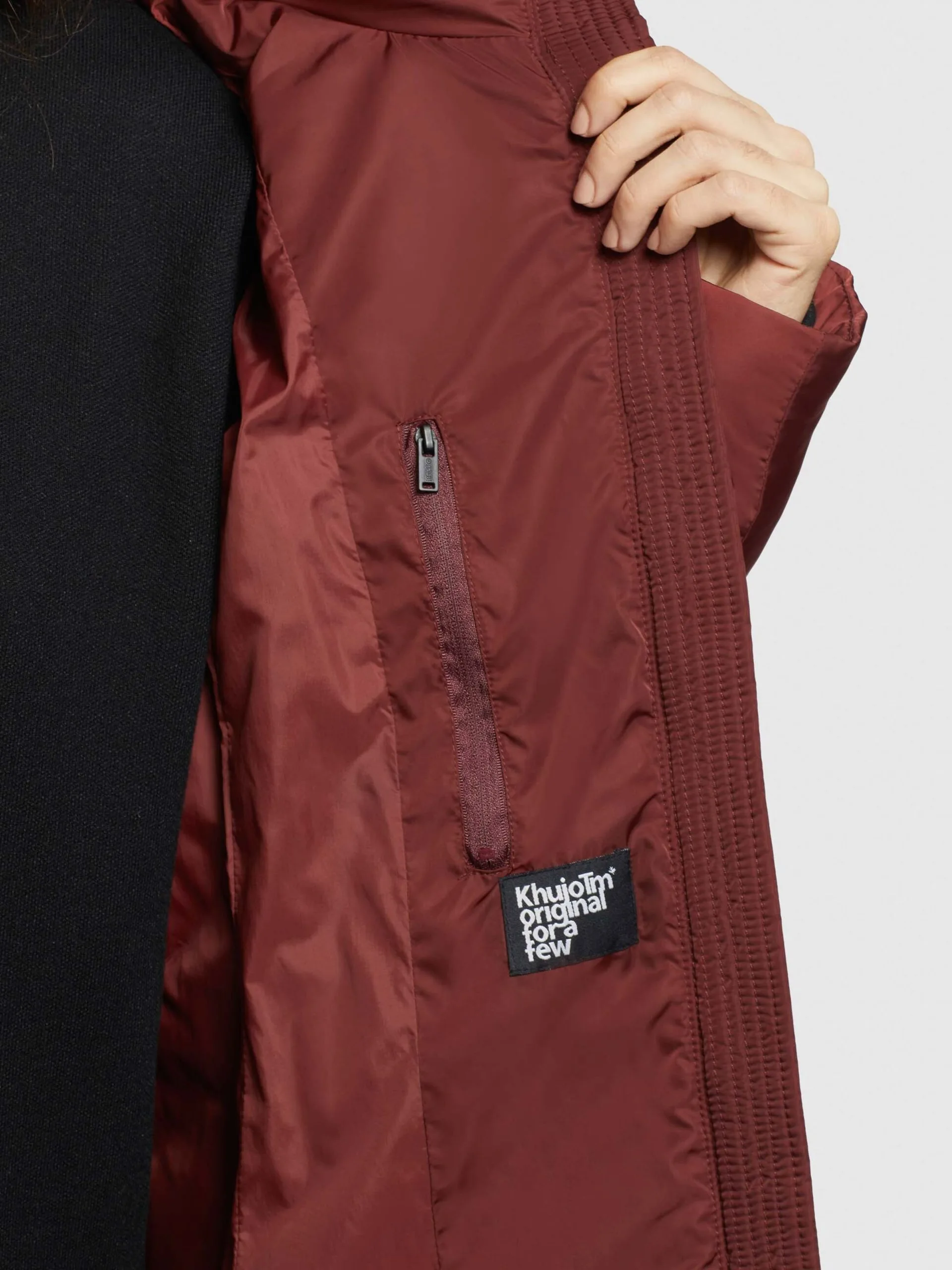 Khujo Wintermantels Wintermantel HAZELLE Dames Roestrood 8 Khujo Wintermantels Wintermantel HAZELLE Dames Roestrood - Afbeelding 8