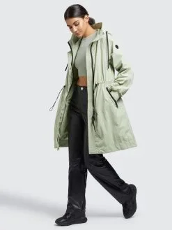 Khujo Tussenmantels Tussenmantel Silica Dames Pastelgroen -Aanbiedingen Khujo Winkel bbb179dbb2452eb1446ad917551a2102